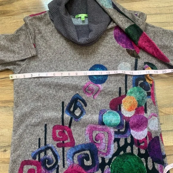 Trisha Tyler Cowl-neck Tunic NWT S - Picture 6 of 10